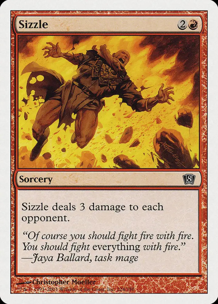 Sizzle (224) [Eighth Edition] - MTG Single