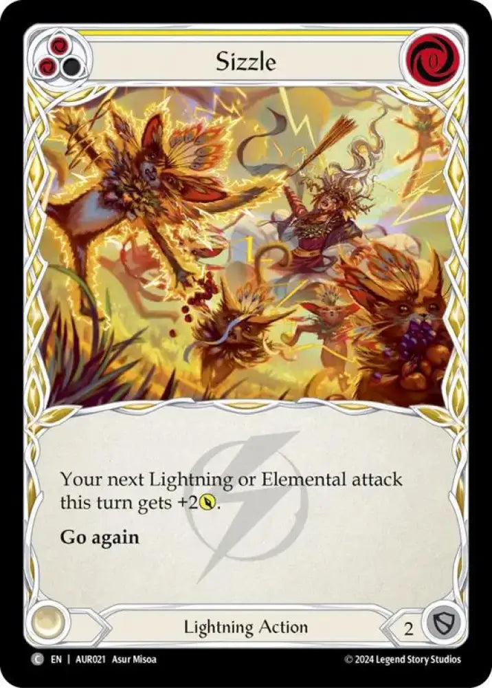Sizzle (Yellow) [1st Strike] - Flesh And Blood Single