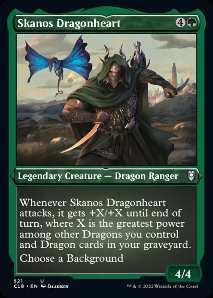 Skanos Dragonheart (Foil Etched) [Commander Legends: Battle for Baldur’s Gate] - MTG Single