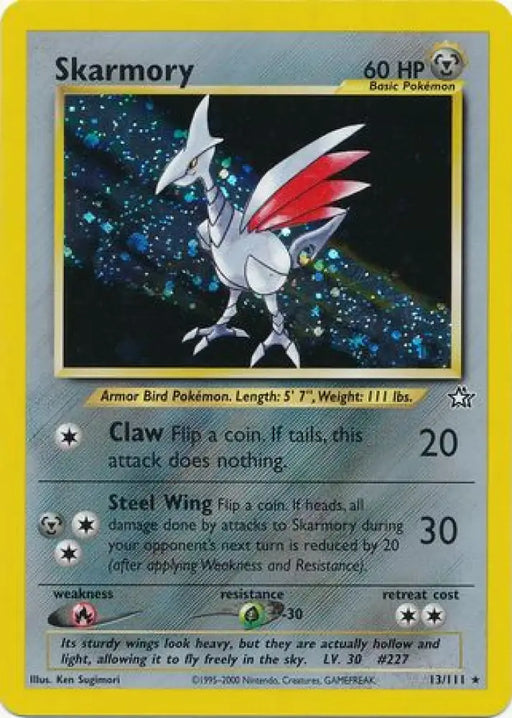 Skarmory (13/111) [Neo Genesis Unlimited] - Pokemon Single