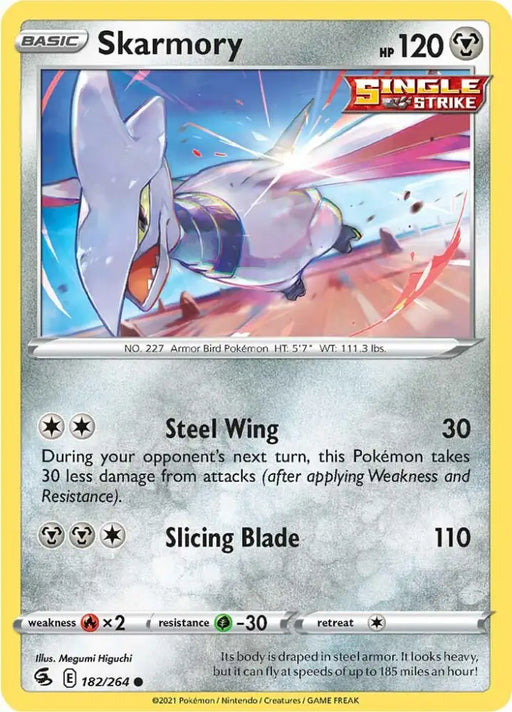 Skarmory (182/264) [Sword & Shield: Fusion Strike] - Pokemon Single