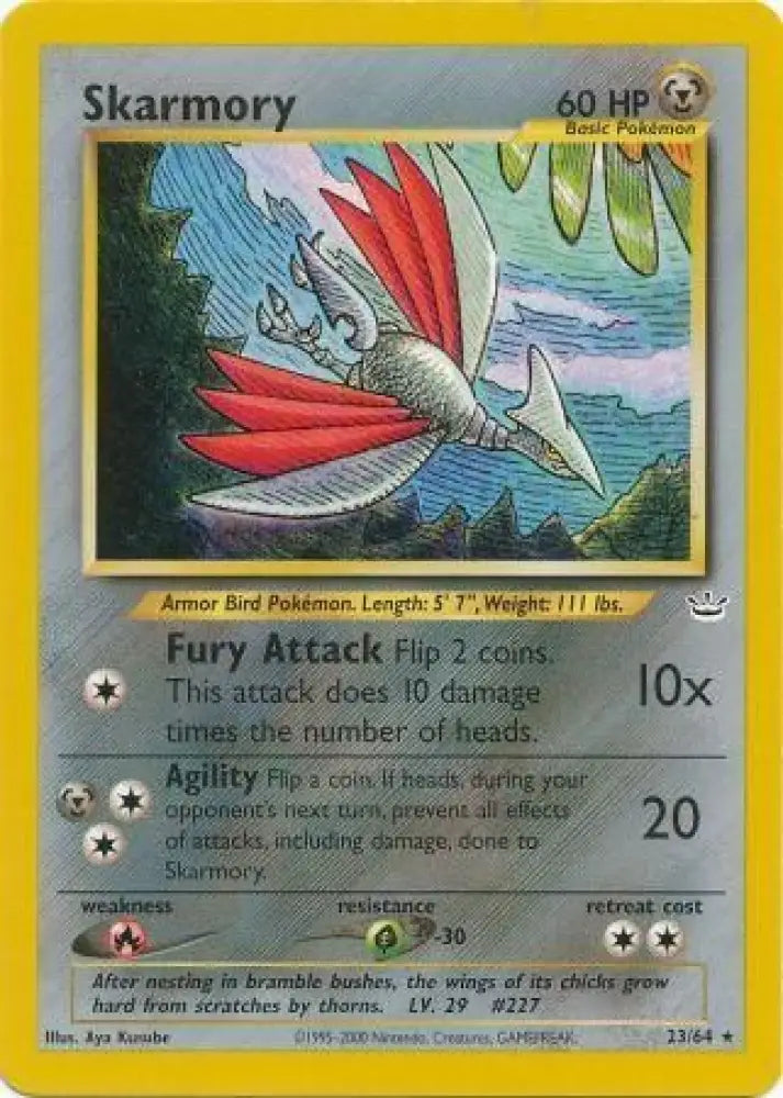 Skarmory (23/64) [Neo Revelation Unlimited] - Pokemon Single