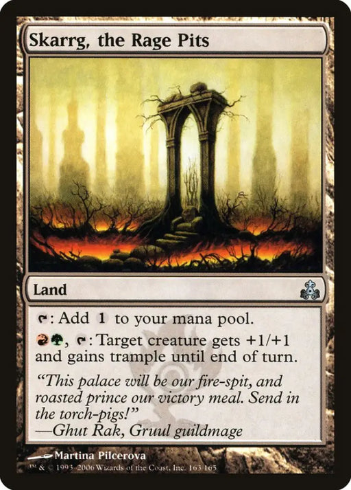 Skarrg the Rage Pits [Guildpact] - MTG Single