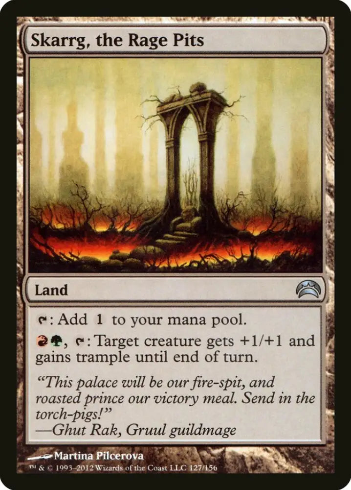 Skarrg the Rage Pits [Planechase 2012] - MTG Single