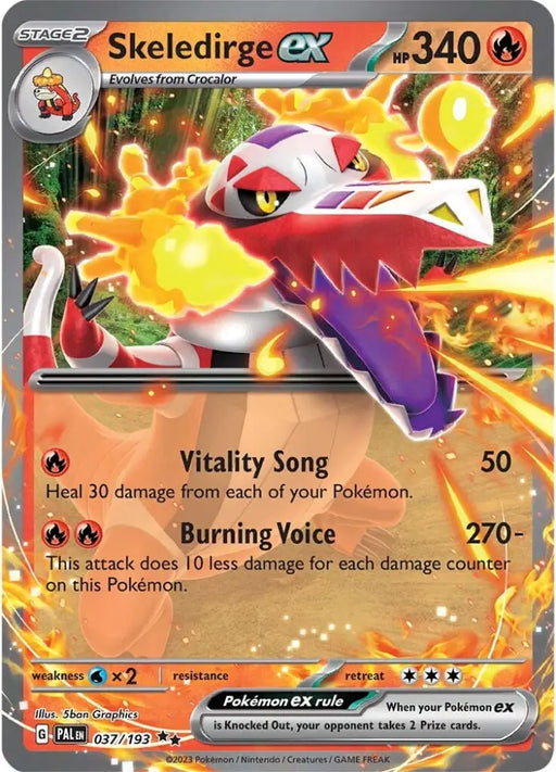 Skeledirge ex (037/193) [Scarlet & Violet: Paldea Evolved] - Pokemon Single