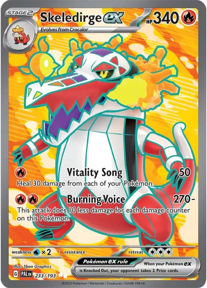 Skeledirge ex (233/193) [Scarlet & Violet: Paldea Evolved] - Pokemon Single