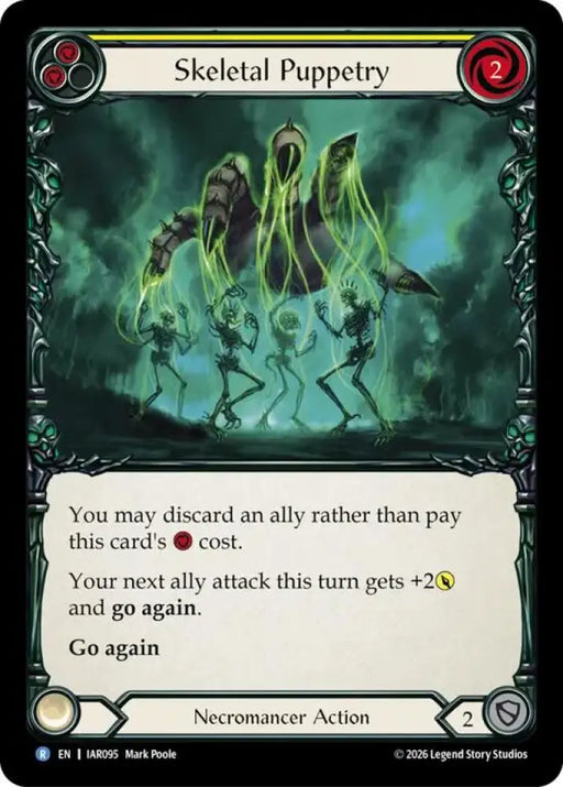 Skeletal Puppetry (Yellow) (IAR095) [Usurp the Shadow Throne]