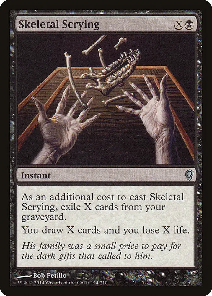 Skeletal Scrying [Conspiracy] - MTG Single