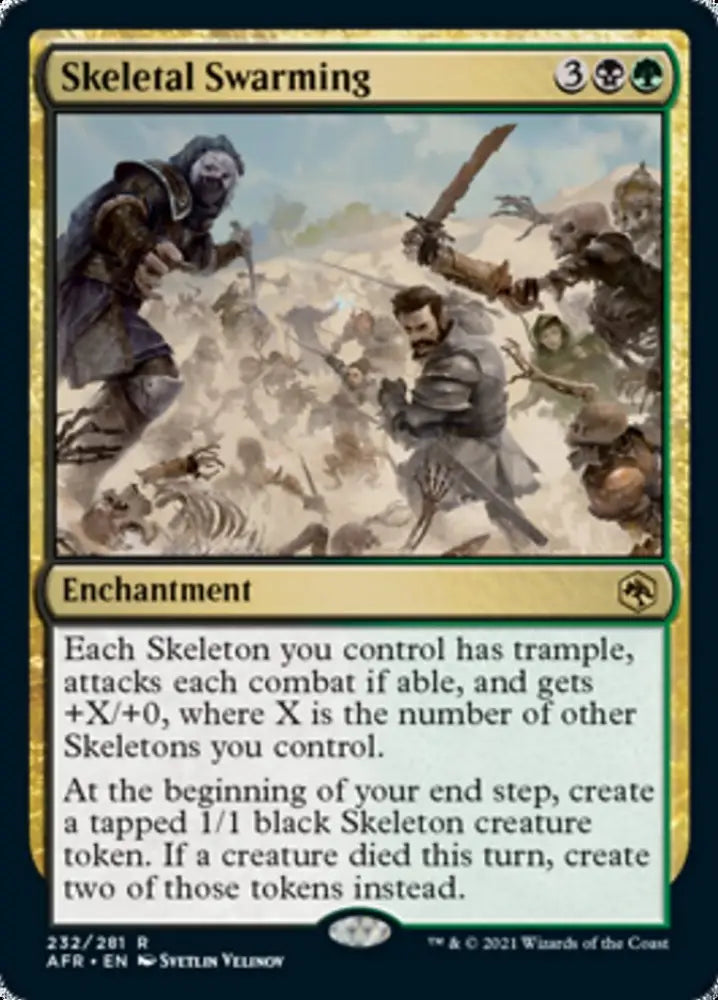 Skeletal Swarming [Dungeons & Dragons: Adventures in the Forgotten Realms] - MTG Single