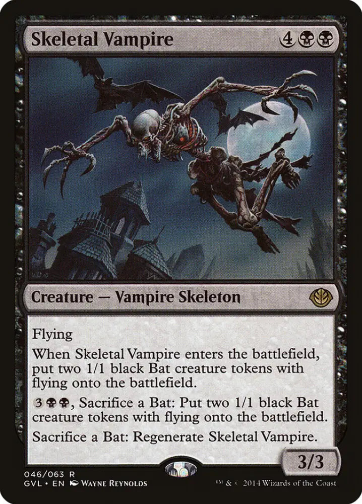 Skeletal Vampire (Garruk vs. Liliana) [Duel Decks Anthology] - MTG Single