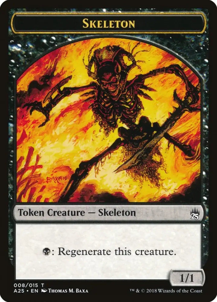 Skeleton Token [Masters 25 Tokens] - MTG Single