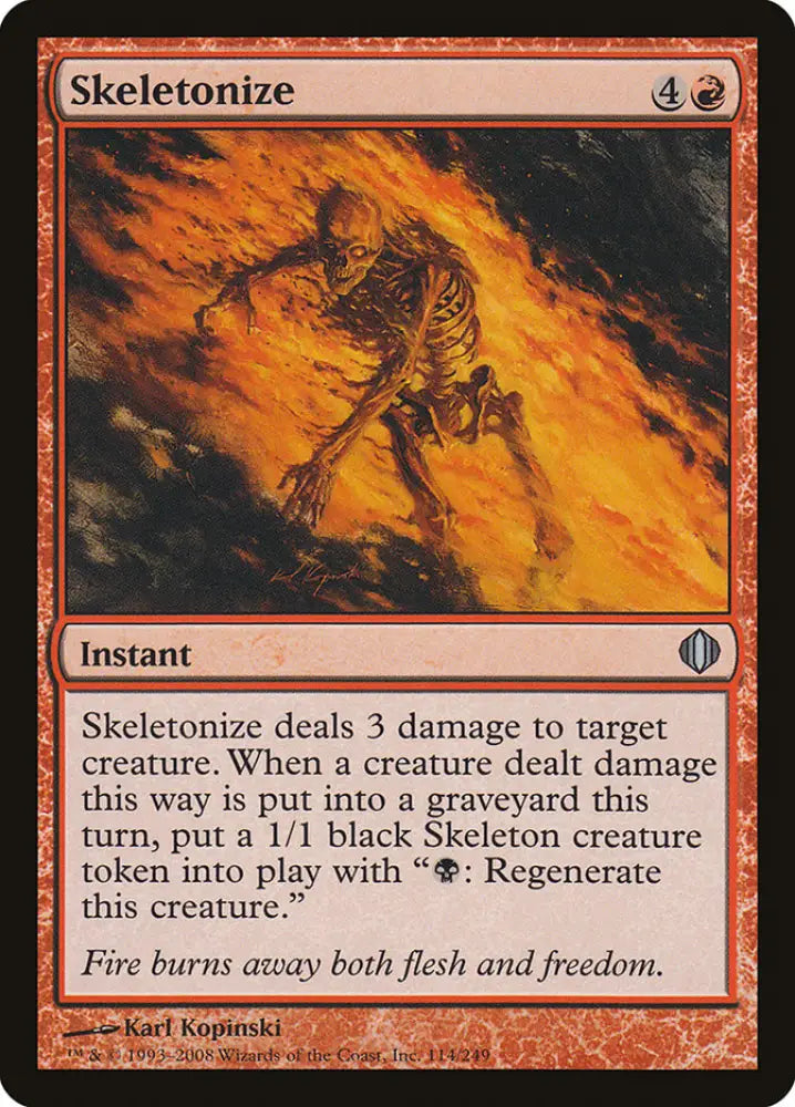 Skeletonize [Shards of Alara] - MTG Single