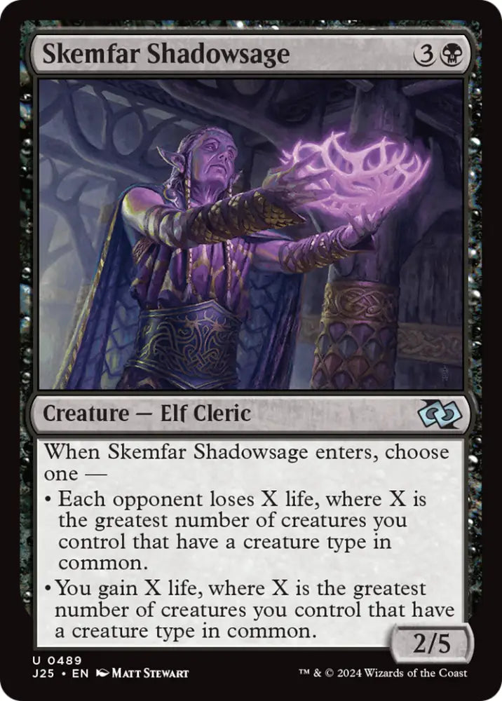 Skemfar Shadowsage [Foundations Jumpstart] - MTG Single
