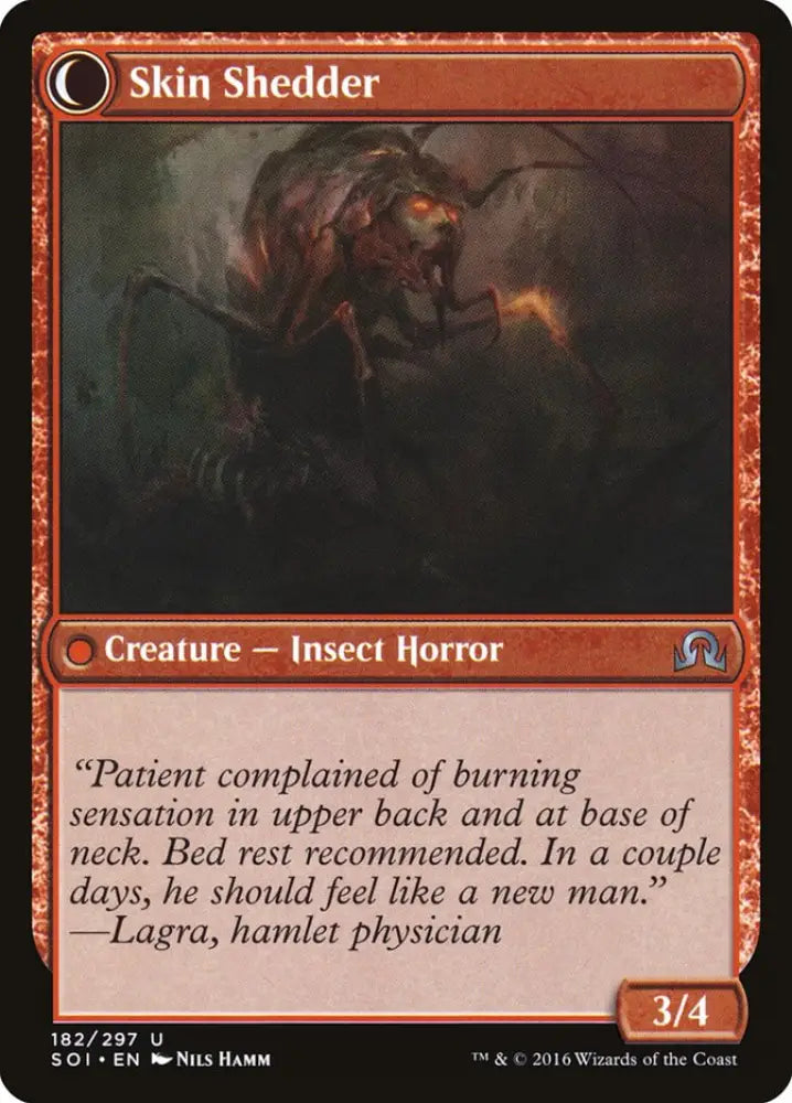 Skin Invasion // Skin Shedder [Shadows over Innistrad] - MTG Single
