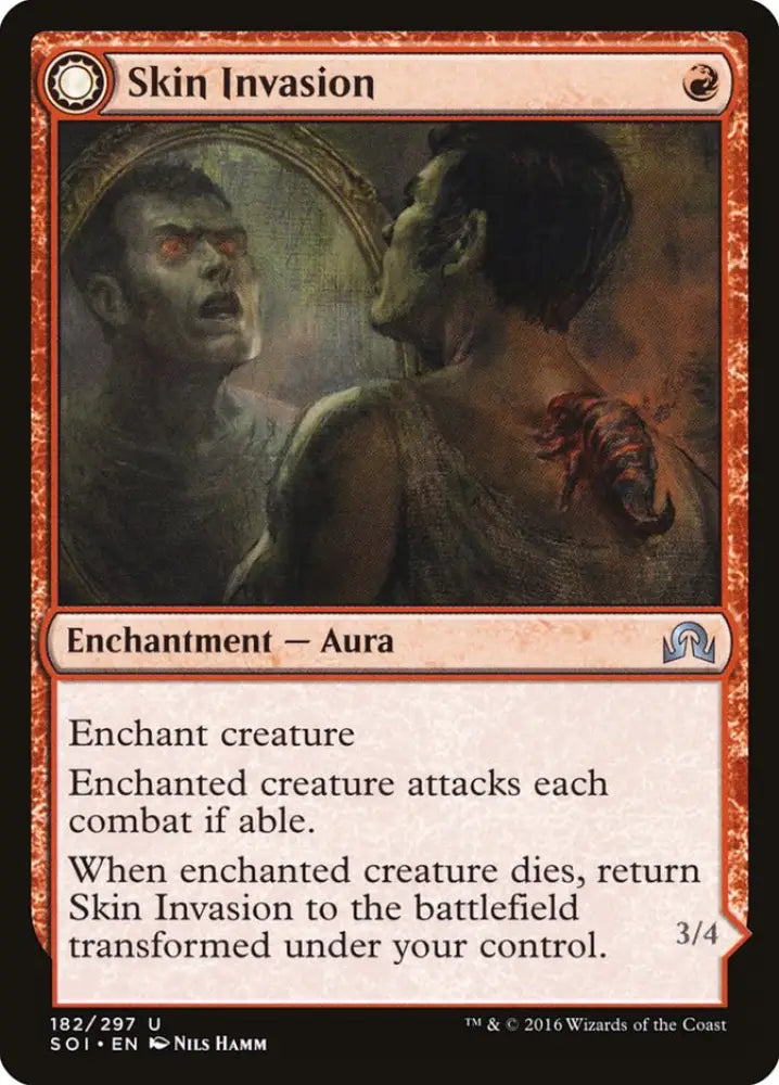 Skin Invasion // Skin Shedder [Shadows over Innistrad] - MTG Single