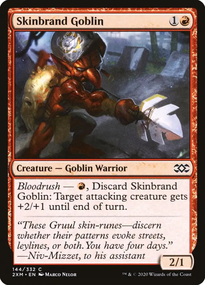 Skinbrand Goblin [Double Masters] - MTG Single