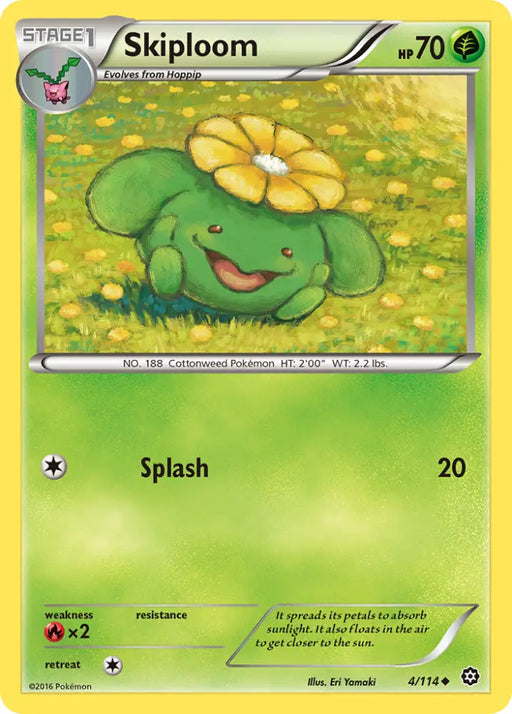 Skiploom (4/114) [XY: Steam Siege] - Pokemon Single