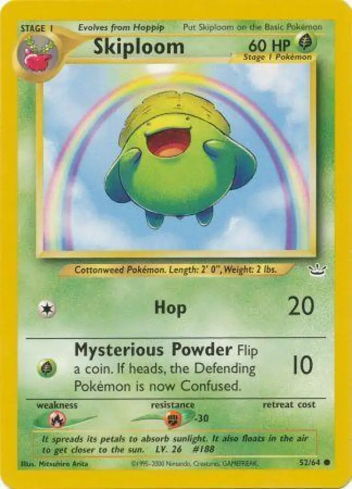 Skiploom (52/64) [Neo Revelation Unlimited] - Pokemon Single
