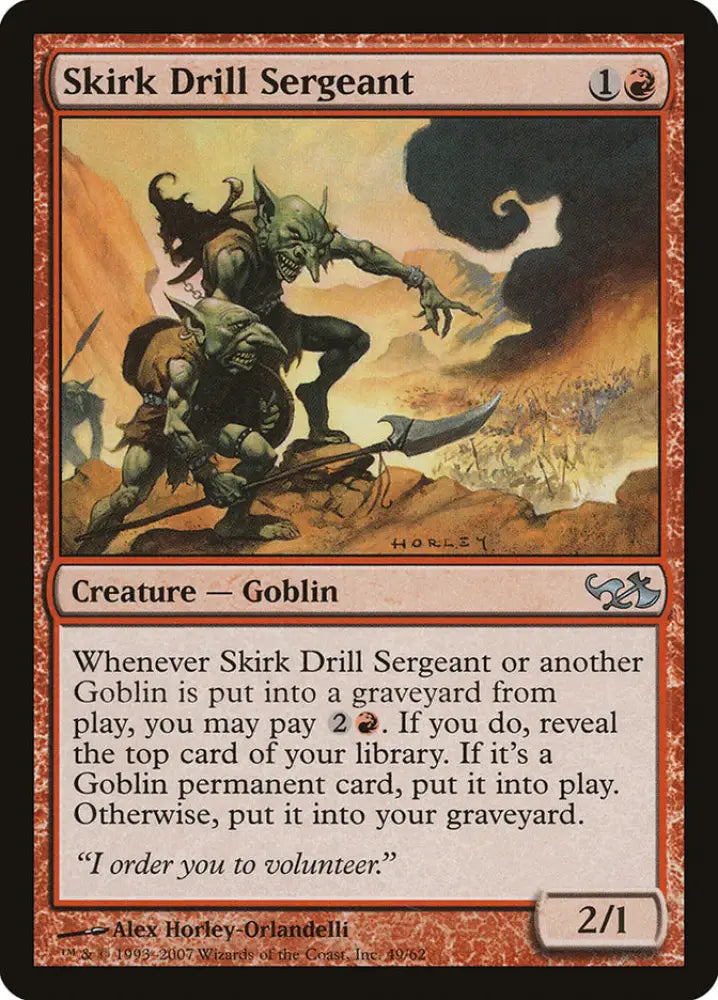 Skirk Drill Sergeant [Duel Decks: Elves vs. Goblins] - MTG Single
