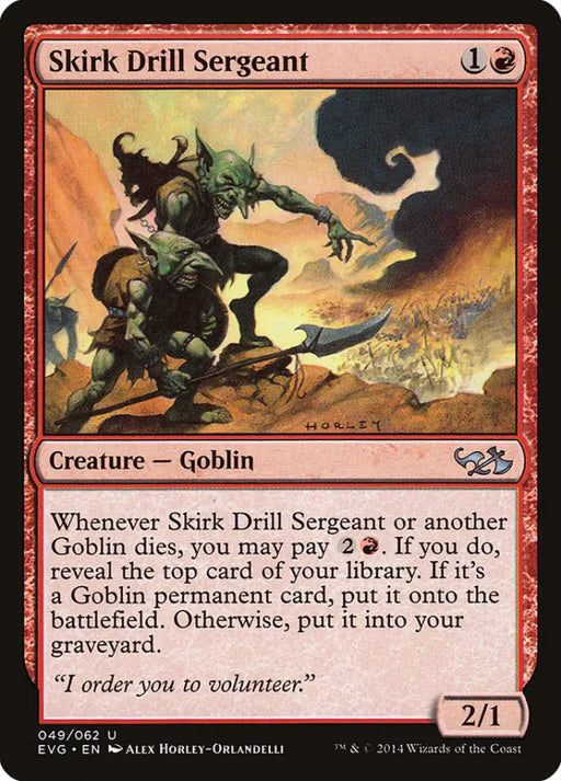 Skirk Drill Sergeant (Elves vs. Goblins) [Duel Decks Anthology] - MTG Single