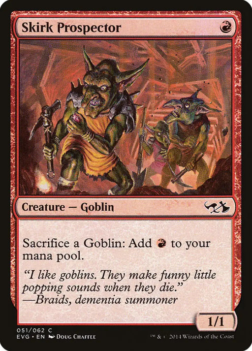 Skirk Prospector (Elves vs. Goblins) [Duel Decks Anthology] - MTG Single