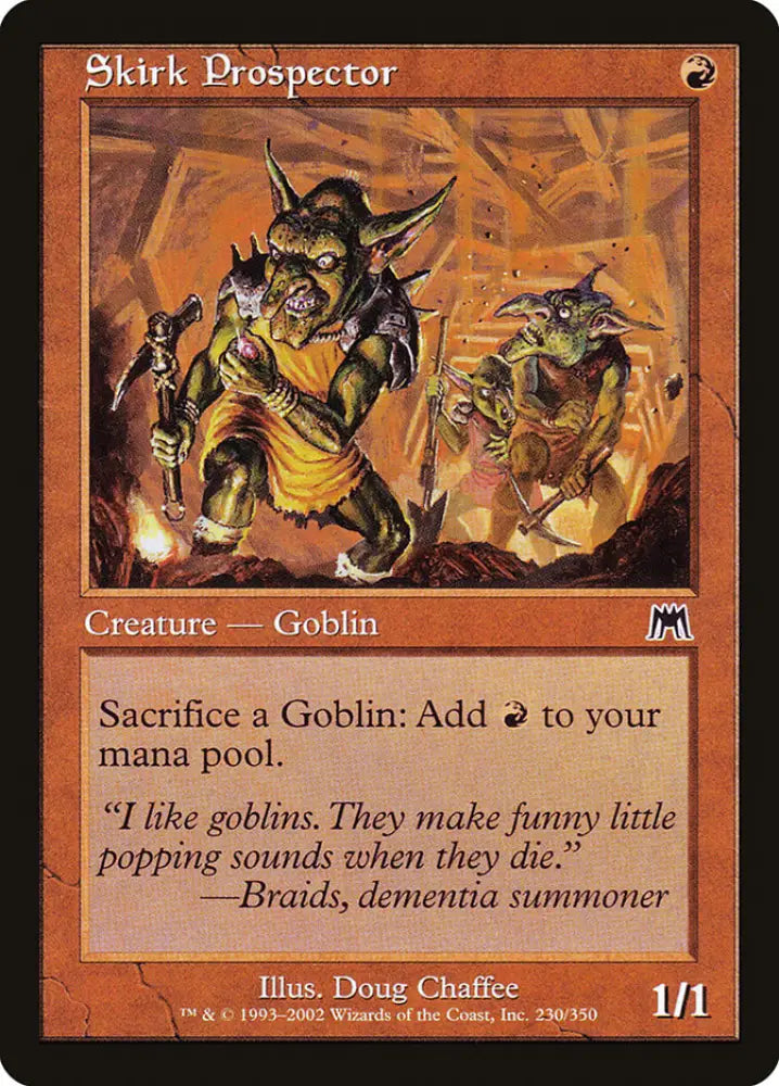 Skirk Prospector [Onslaught] - MTG Single