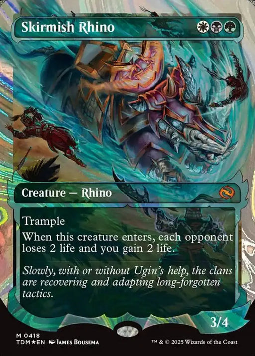 Skirmish Rhino (418) [Tarkir: Dragonstorm]