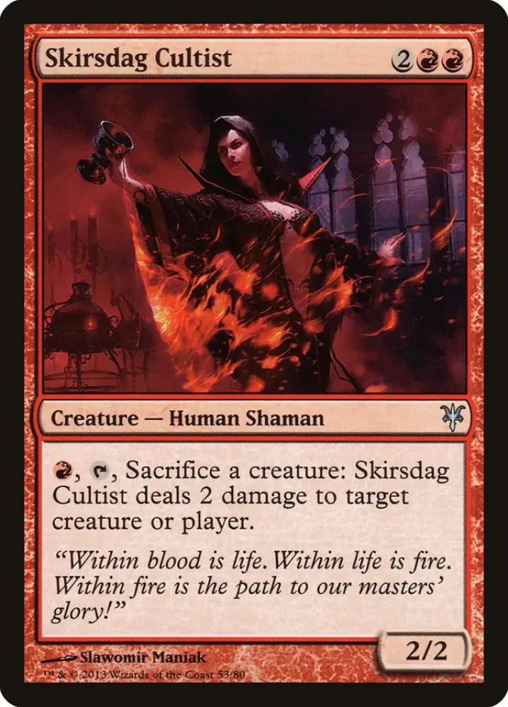 Skirsdag Cultist [Duel Decks: Sorin vs. Tibalt] - MTG Single