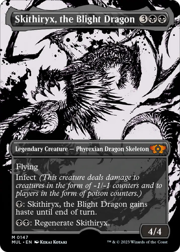 Skithiryx the Blight Dragon (Halo Foil) [Multiverse Legends] - MTG Single