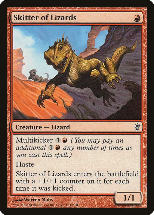 Skitter of Lizards [Conspiracy] - MTG Single