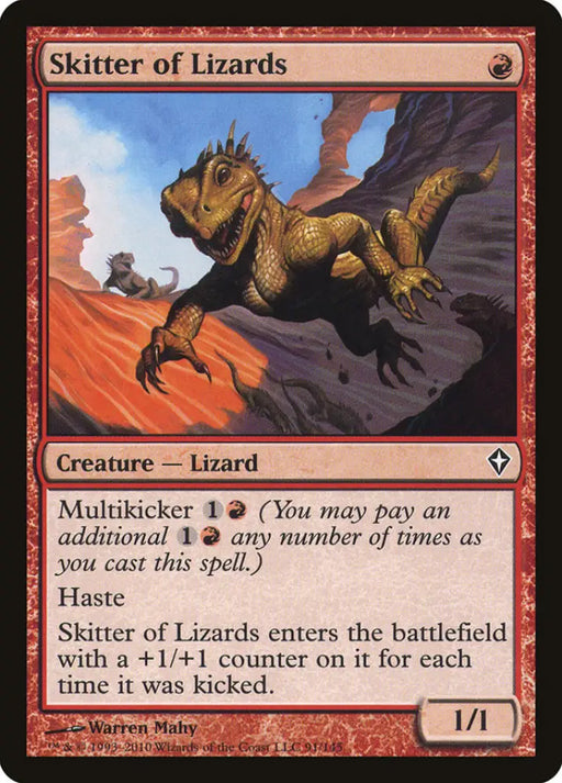 Skitter of Lizards [Worldwake] - MTG Single
