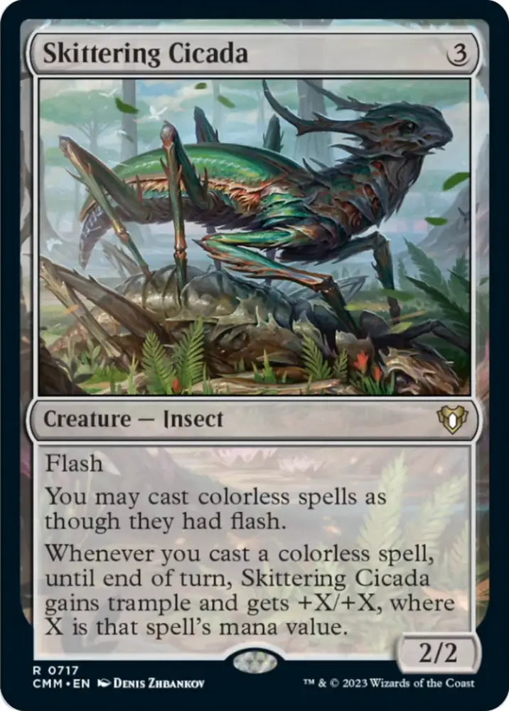 Skittering Cicada [Commander Masters] - MTG Single