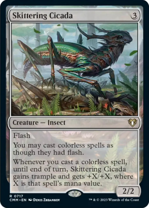 Skittering Cicada [Commander Masters] - MTG Single