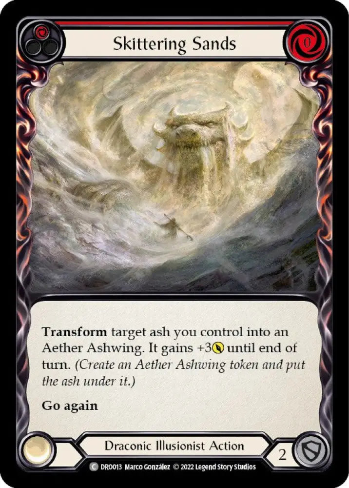 Skittering Sands [Uprising] (Dromai Blitz Deck) - Flesh And Blood Single