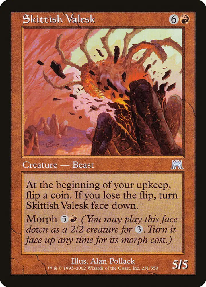 Skittish Valesk [Onslaught] - MTG Single