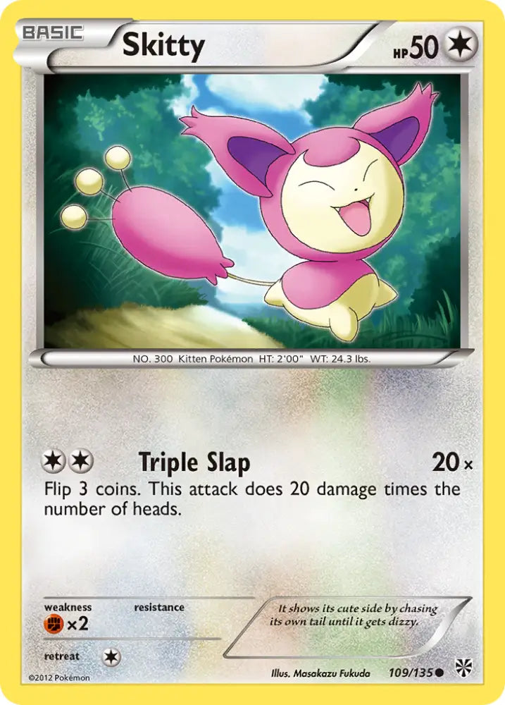 Skitty (109/135) [Black & White: Plasma Storm] - Pokemon Single