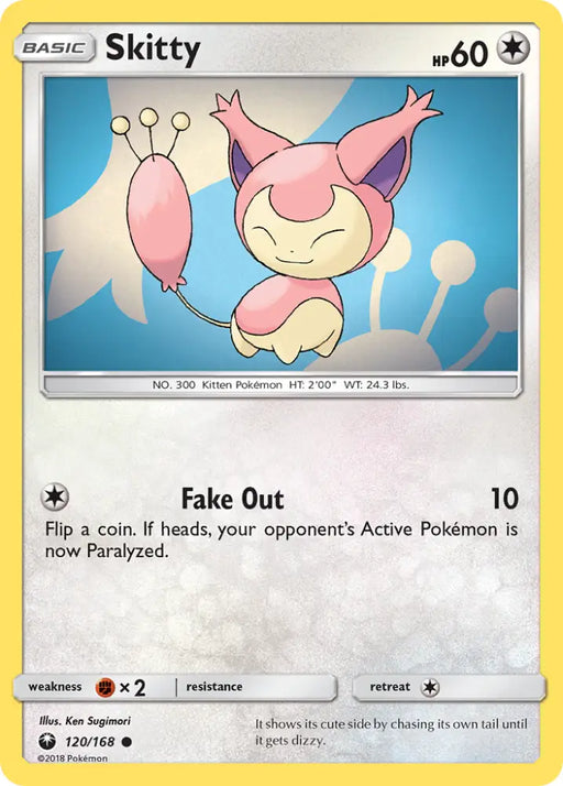 Skitty (120/168) [Sun & Moon: Celestial Storm] - Pokemon Single