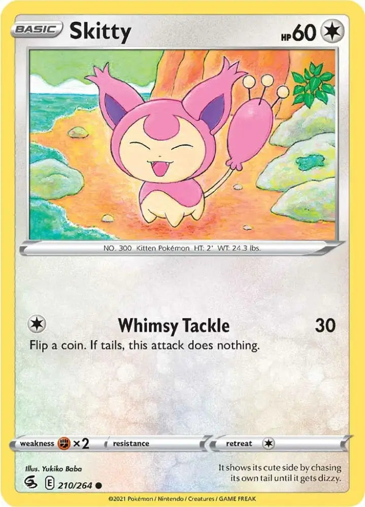 Skitty (210/264) [Sword & Shield: Fusion Strike] - Pokemon Single