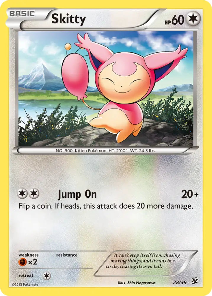 Skitty (28/39) [XY: Kalos Starter Set] - Pokemon Single