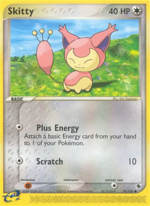 Skitty (70/109) [EX: Ruby & Sapphire] - Pokemon Single