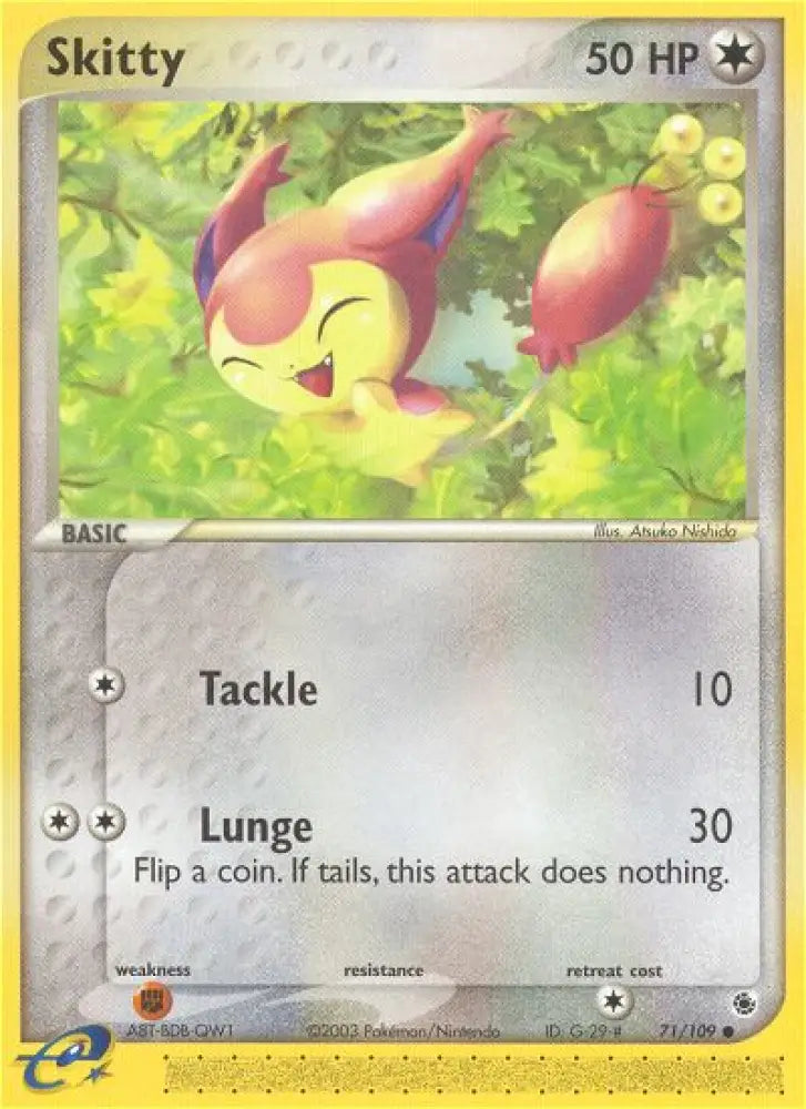 Skitty (71/109) [EX: Ruby & Sapphire] - Pokemon Single