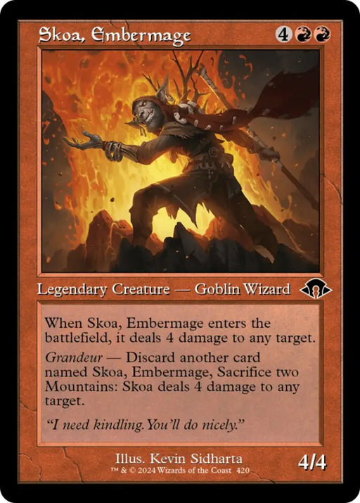 Skoa Embermage (Retro) [Modern Horizons 3] - MTG Single