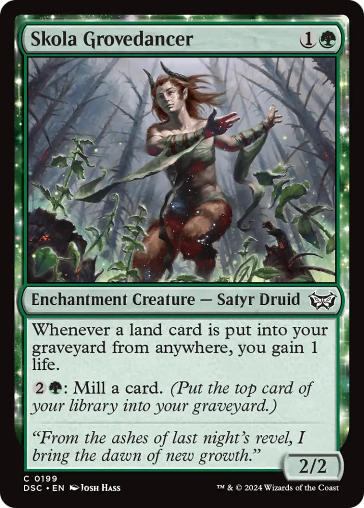Skola Grovedancer [Duskmourn: House of Horror Commander] - MTG Single