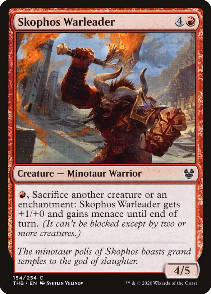 Skophos Warleader [Theros Beyond Death] - MTG Single