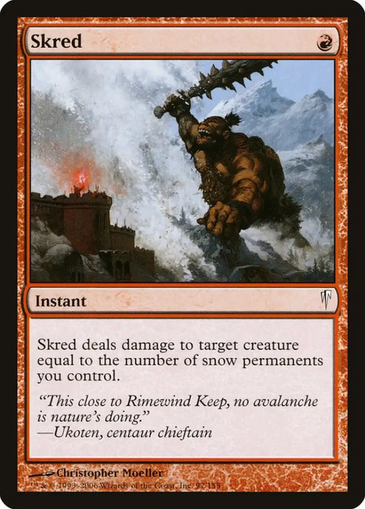 Skred [Coldsnap] - MTG Single