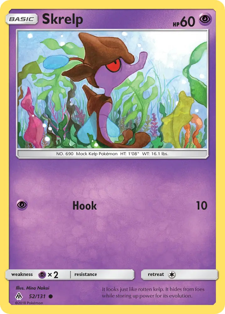 Skrelp (52/131) [Sun & Moon: Forbidden Light] - Pokemon Single
