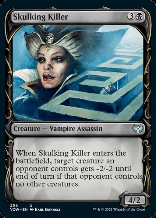 Skulking Killer (Showcase Fang Frame) [Innistrad: Crimson Vow] - MTG Single