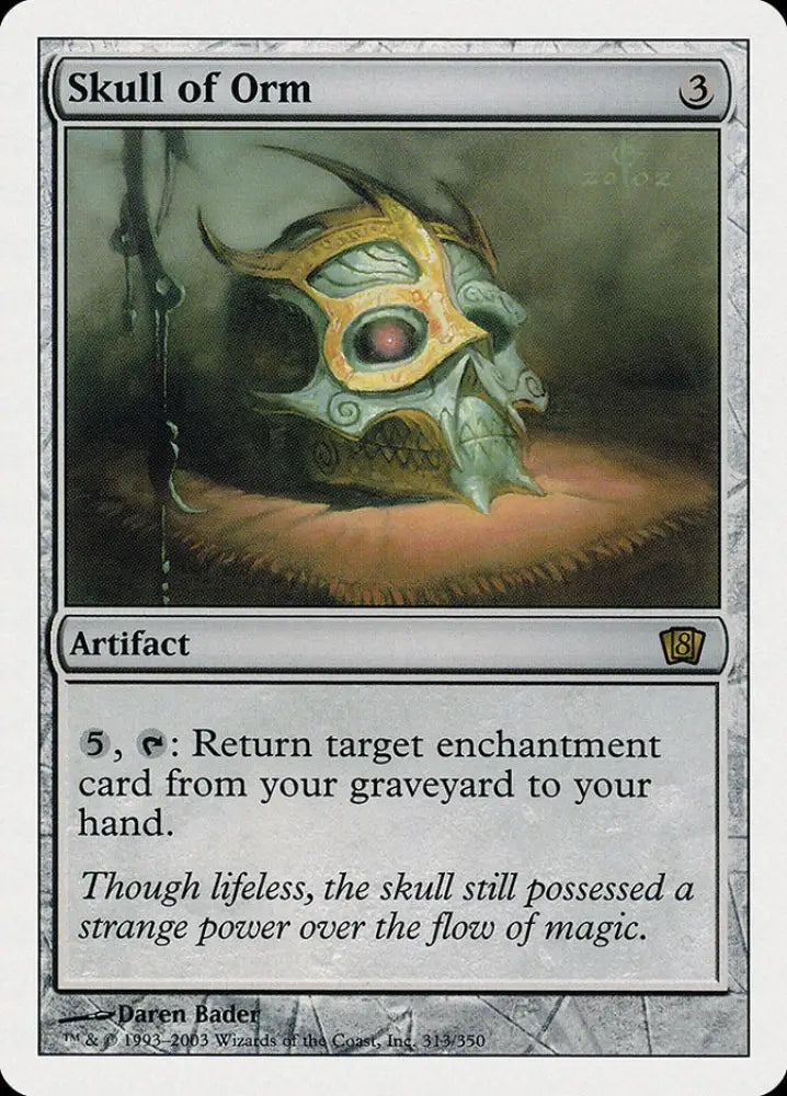 Skull of Orm (313) [Eighth Edition] - MTG Single