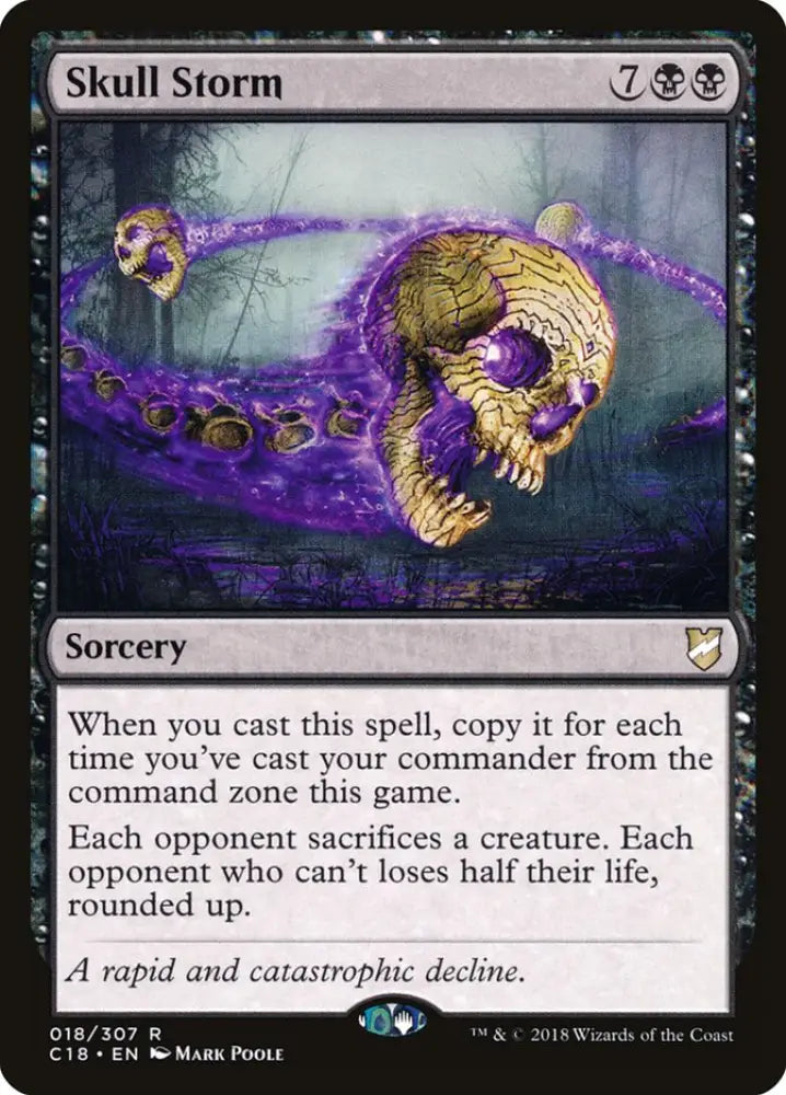 Skull Storm [Commander 2018] - MTG Single