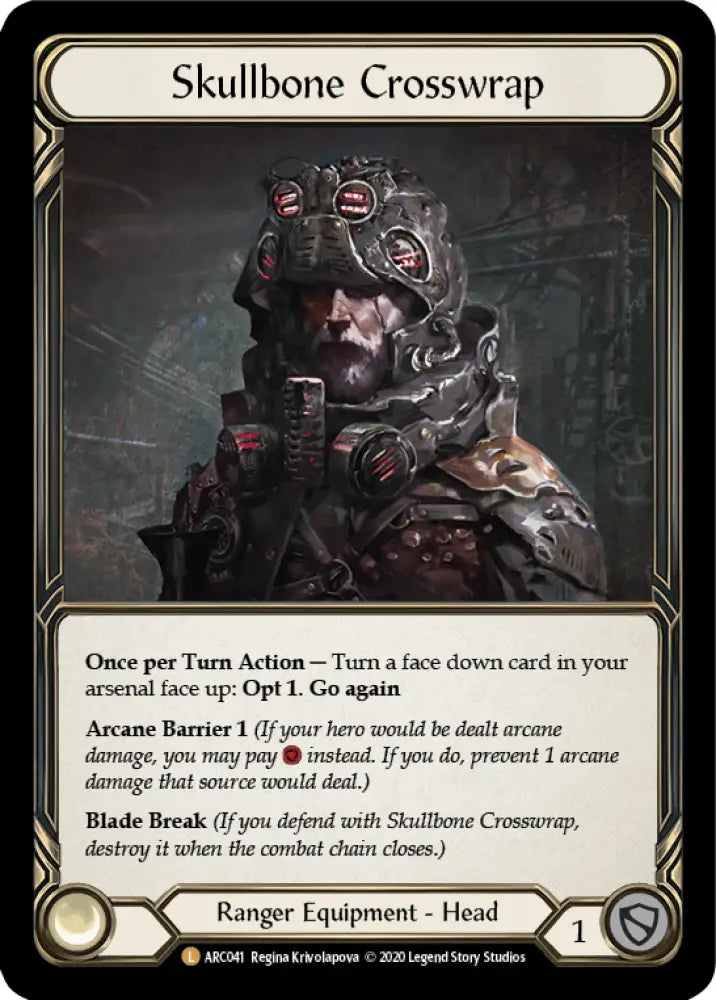 Skullbone Crosswrap [Arcane Rising Unlimited] Unlimited Rainbow Foil - Flesh And Blood Single